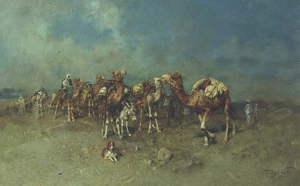 En arabisk campingvogn av Tito Pelliciotti