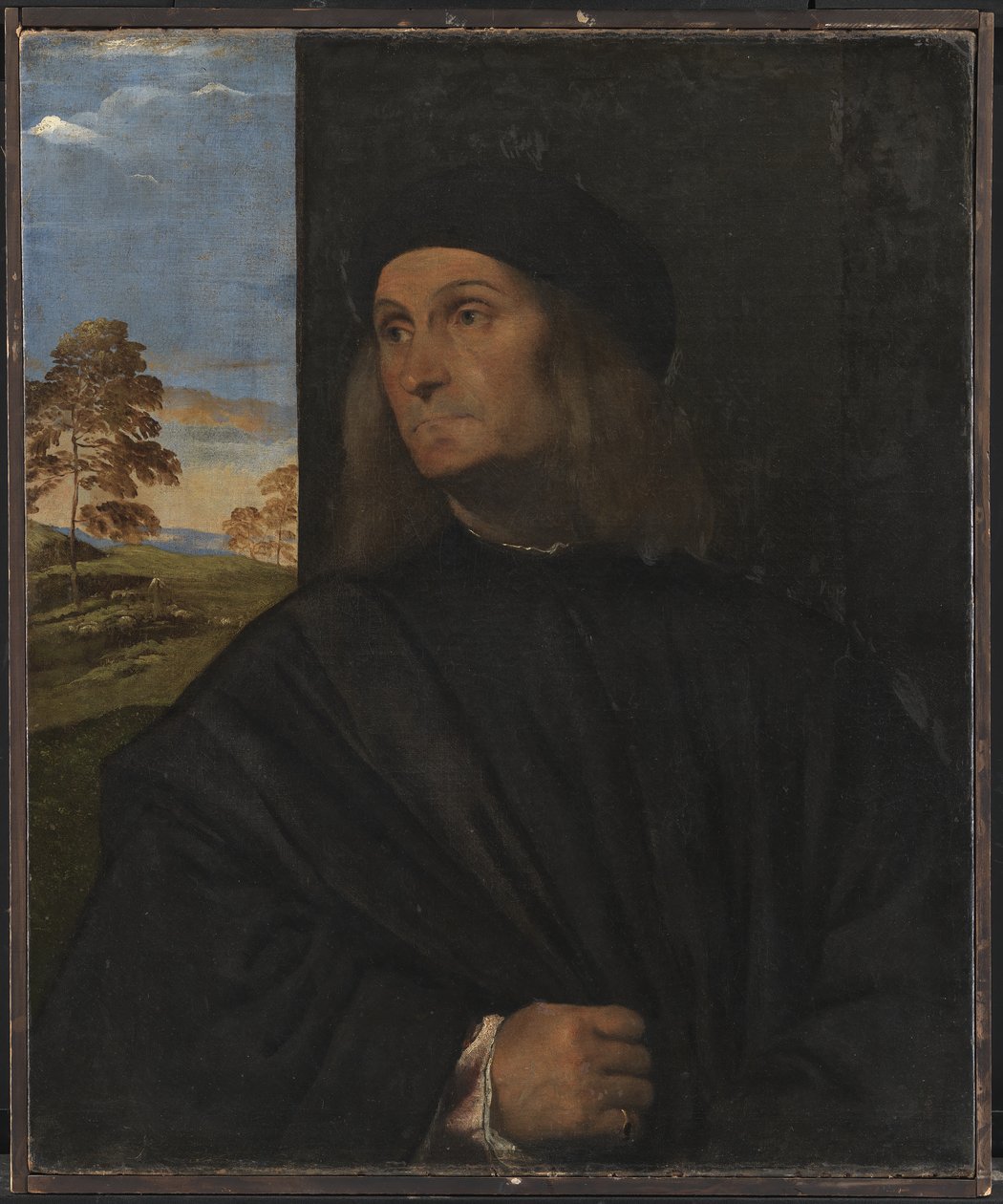Portrett av den venetianske maleren Giovanni Bellini (?) av Tizian