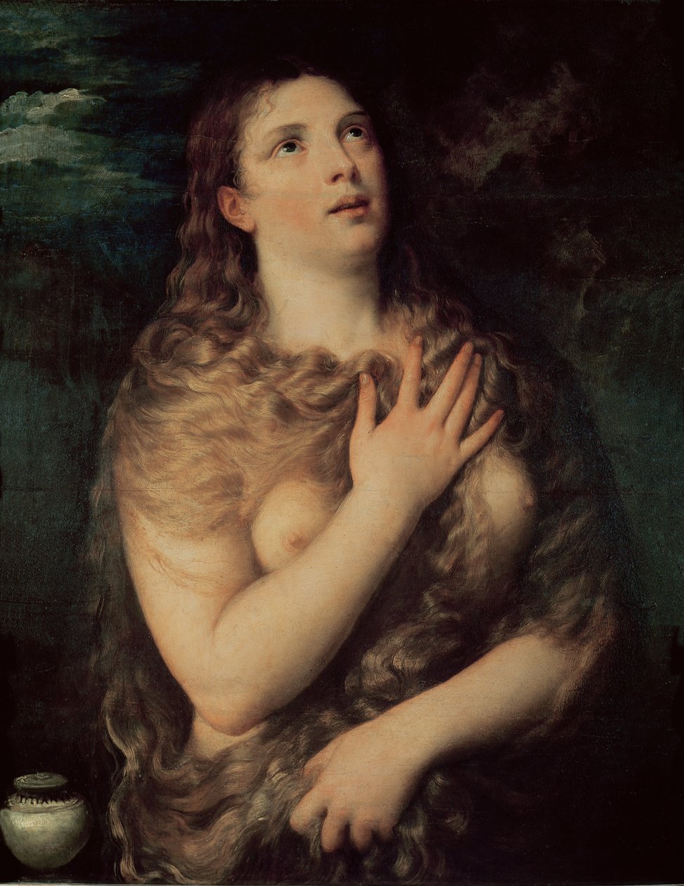 Maria Magdalena av Tiziano Vecelli