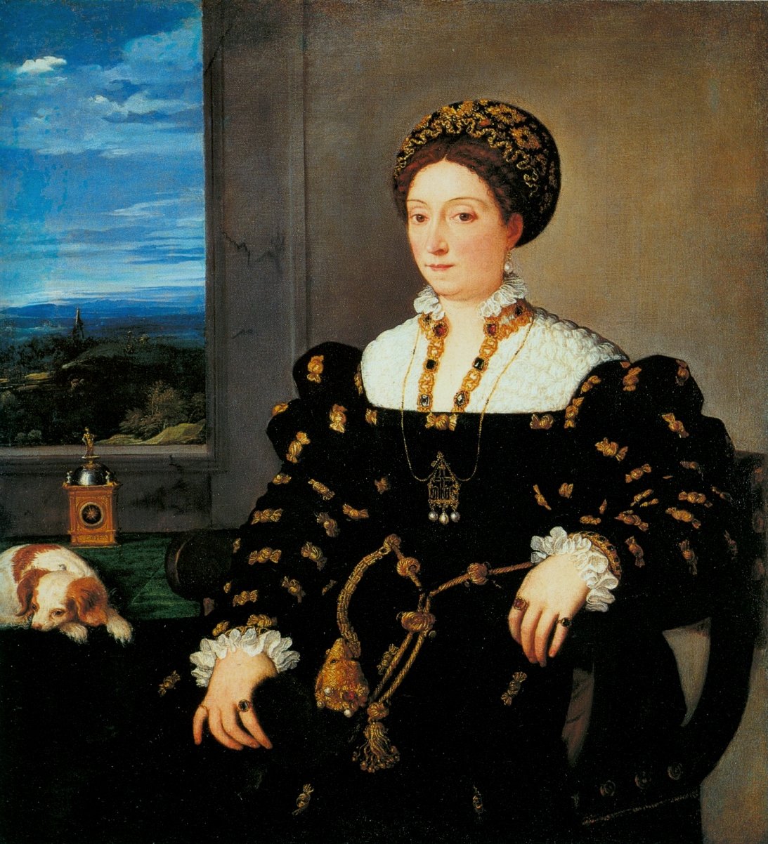 Portrett av Eleonora Gonzaga av Tiziano Vecelli