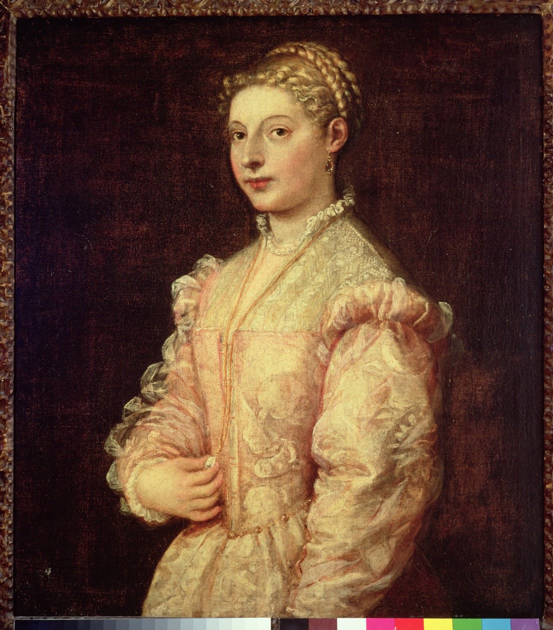 Portrett av Lavinia Vecellio av Tiziano Vecelli