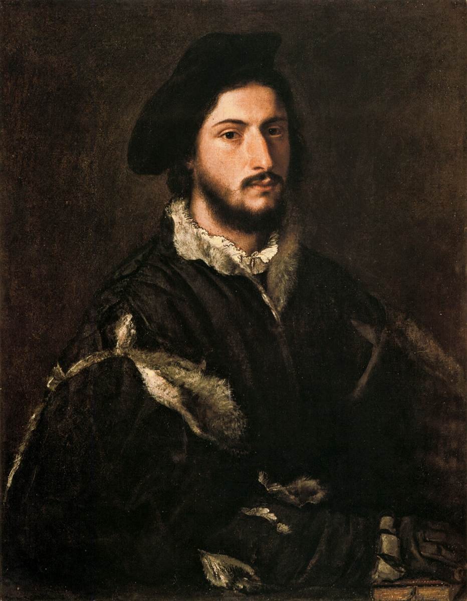 Portrett av Vicenzo Mosti av Tiziano Vecelli