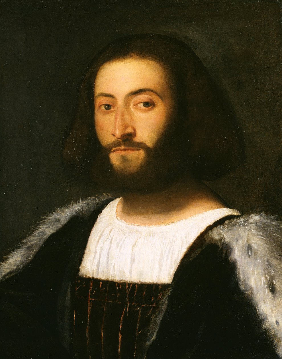 Portrett av en mann av Tiziano Vecelli