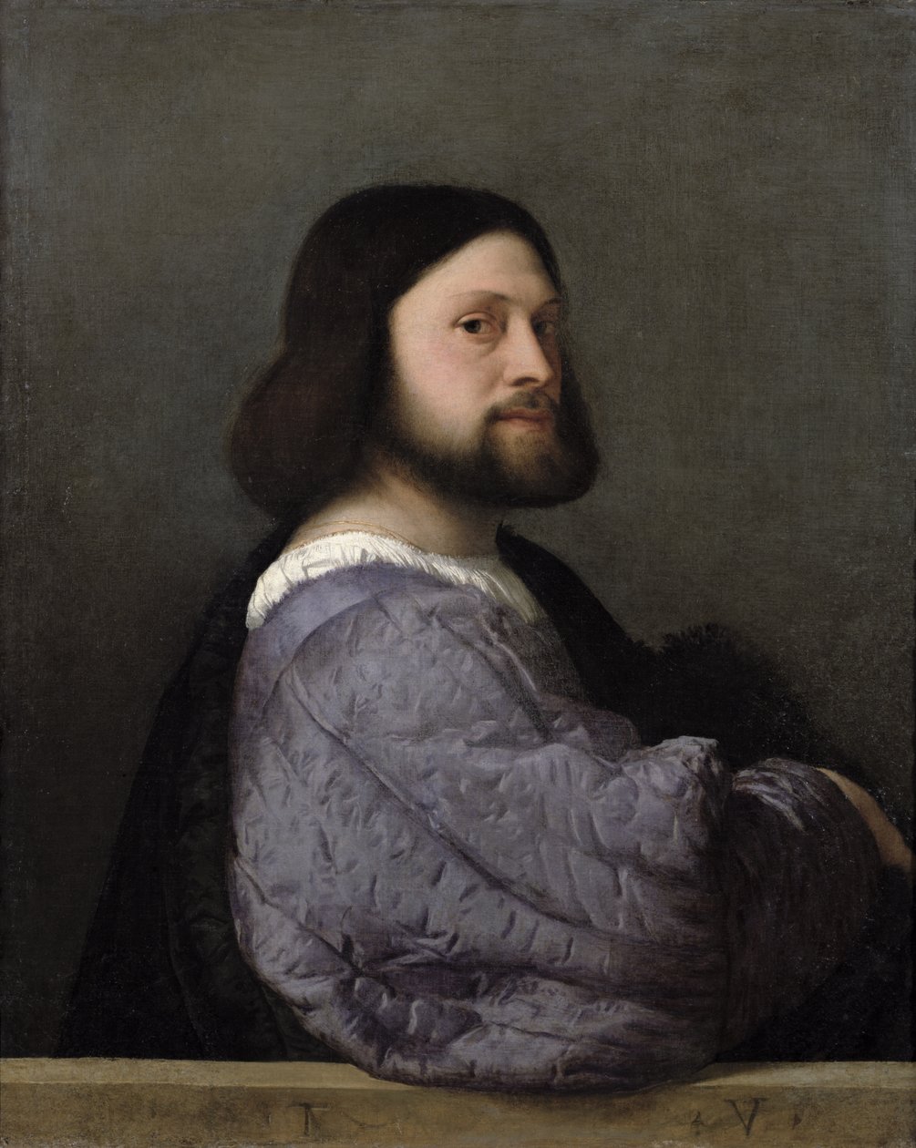 Portrett av en mann, ca. 1512 av Tiziano Vecelli