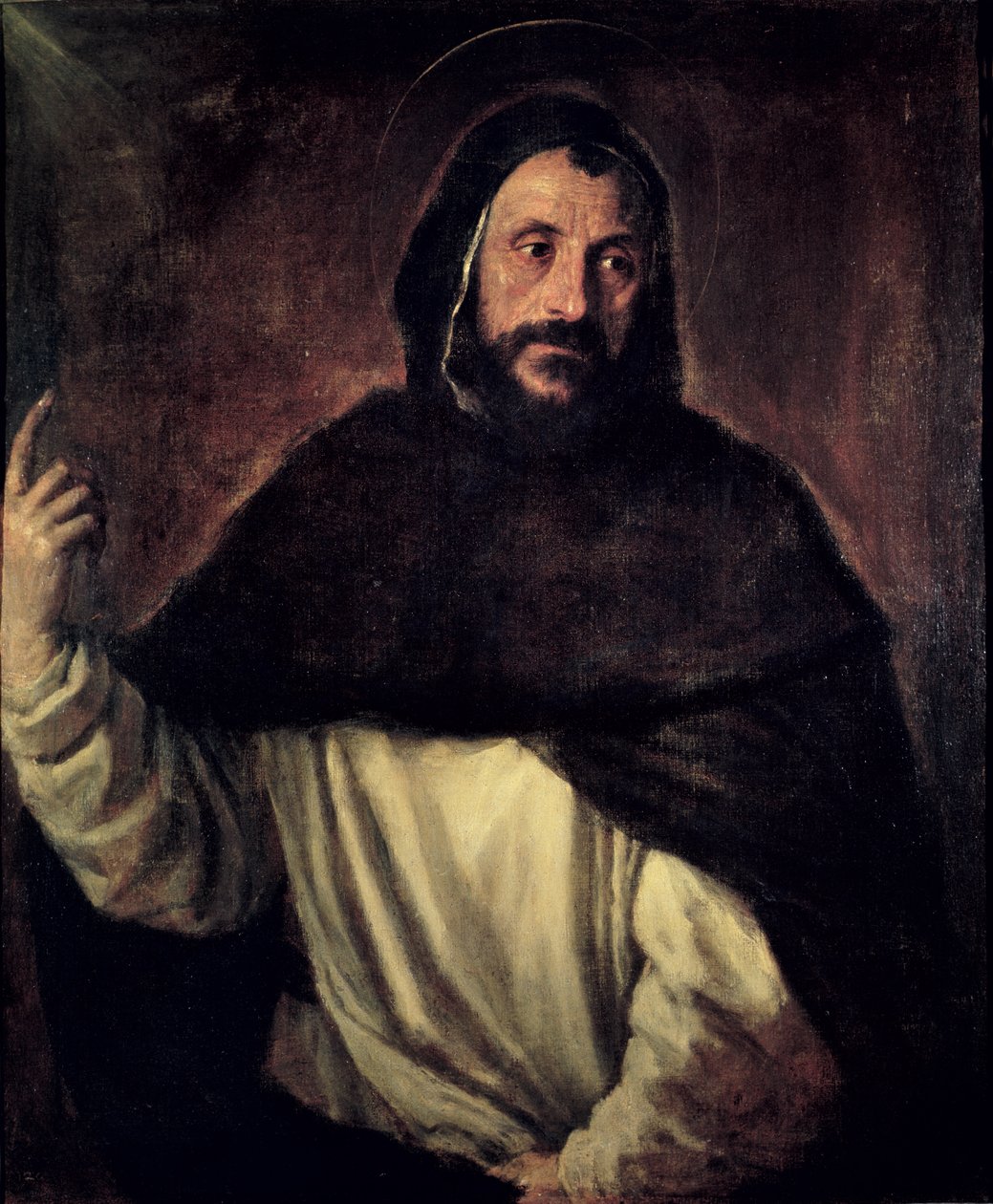 St. Dominic (1170-1221) av Tiziano Vecelli