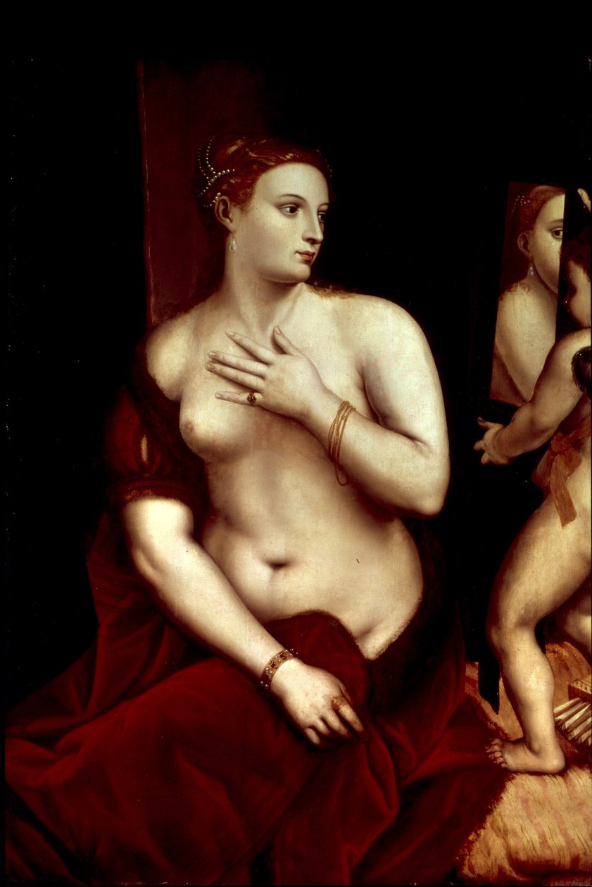 Venus foran speilet av Tiziano Vecelli