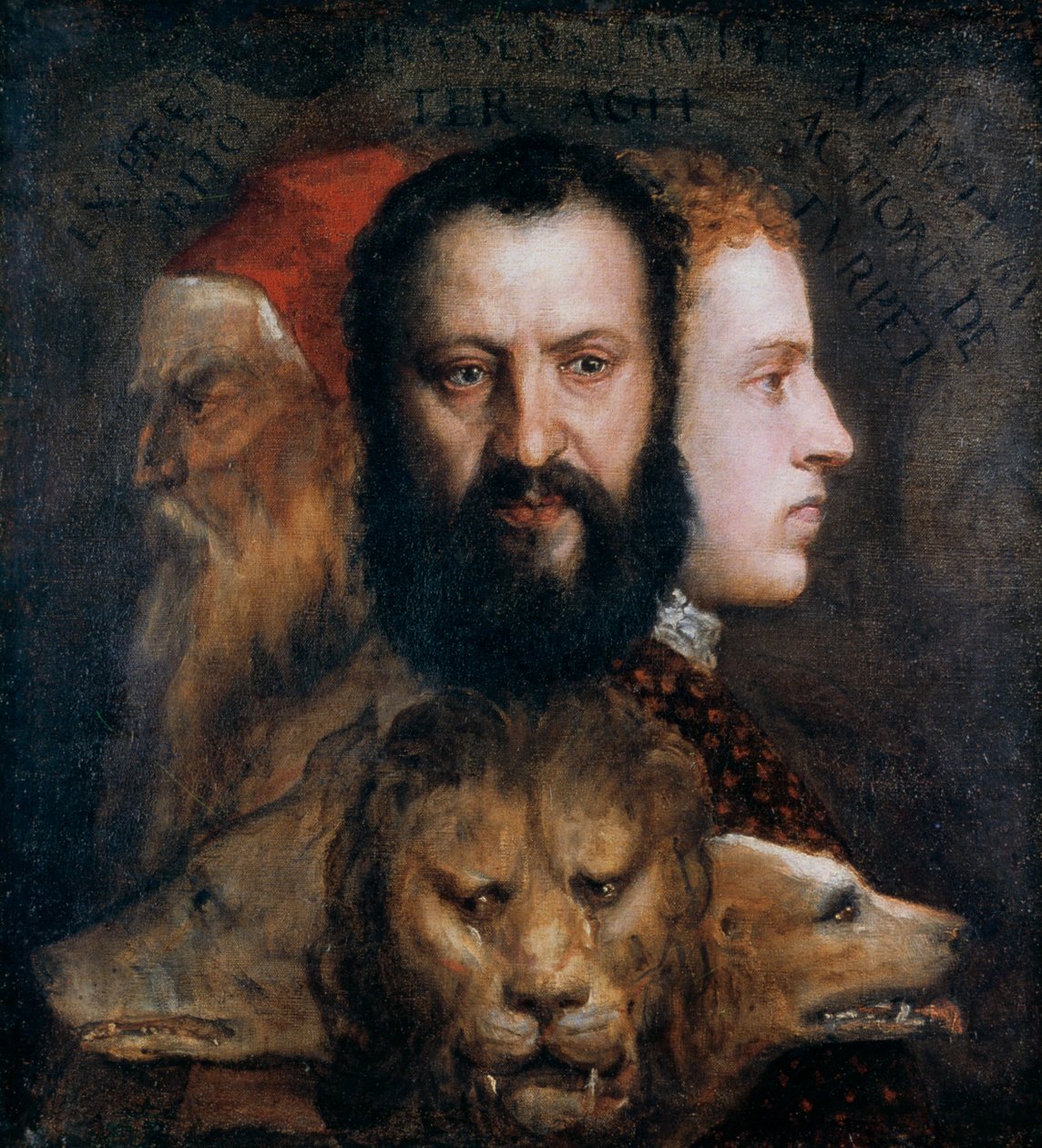 Allegory of Prudence, c1565-1570. av Tiziano Vecelli
