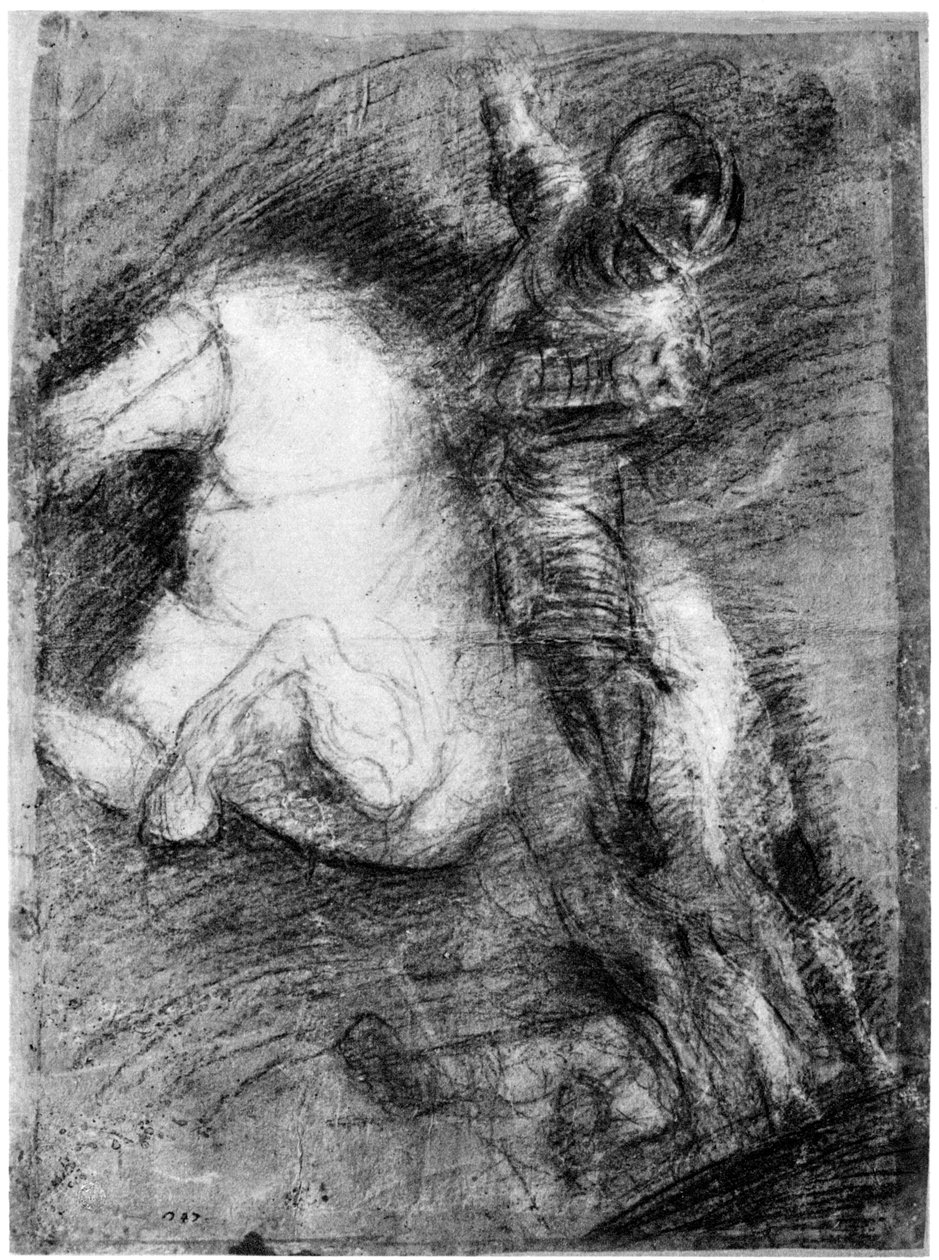Rytter for slaget ved Cadore, c1525, 1937 av Tiziano Vecelli