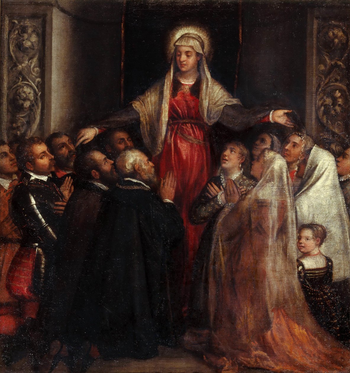 Madonna of Mercy Madonna of Mercy, 1573. av Tiziano Vecelli