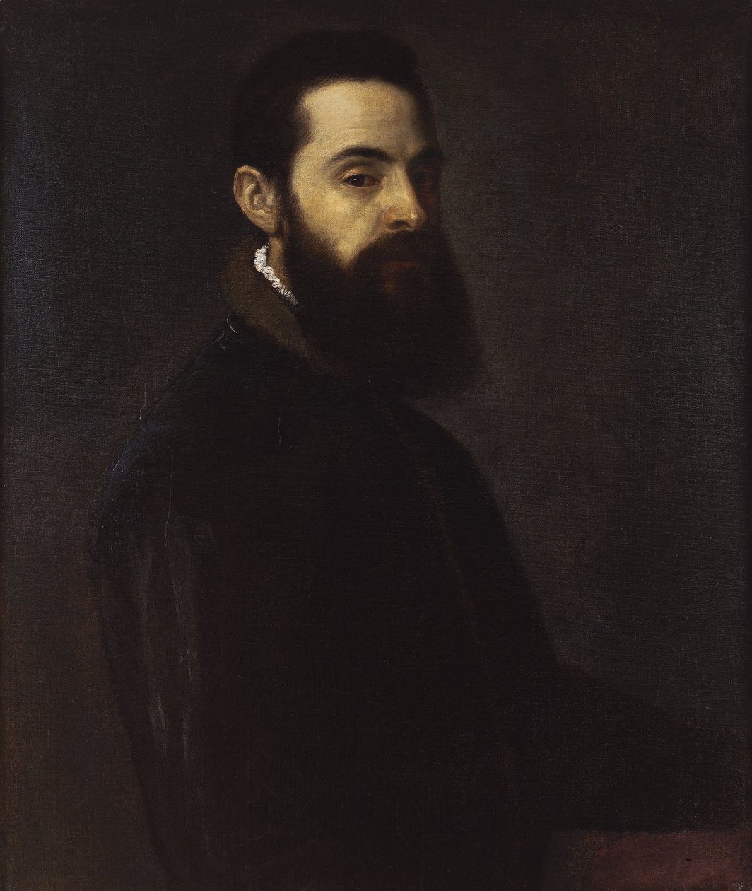 Portrett av Antonio Anselmi av Tiziano Vecelli