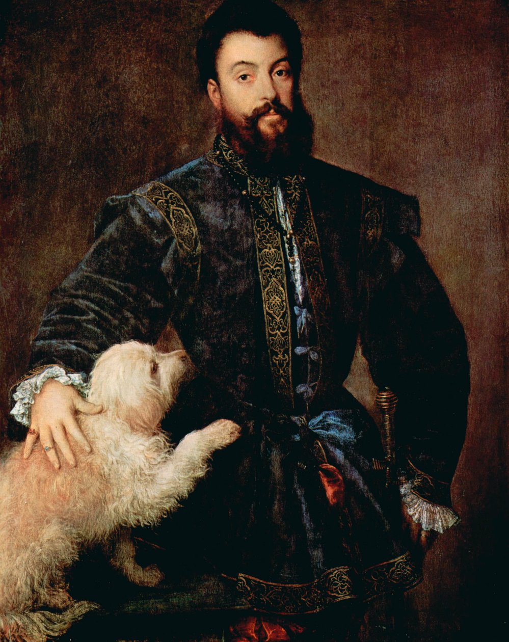 Portrett av Federico II Gonzaga, hertugen av Mantua, 1500-1540, c1525. av Tiziano Vecelli