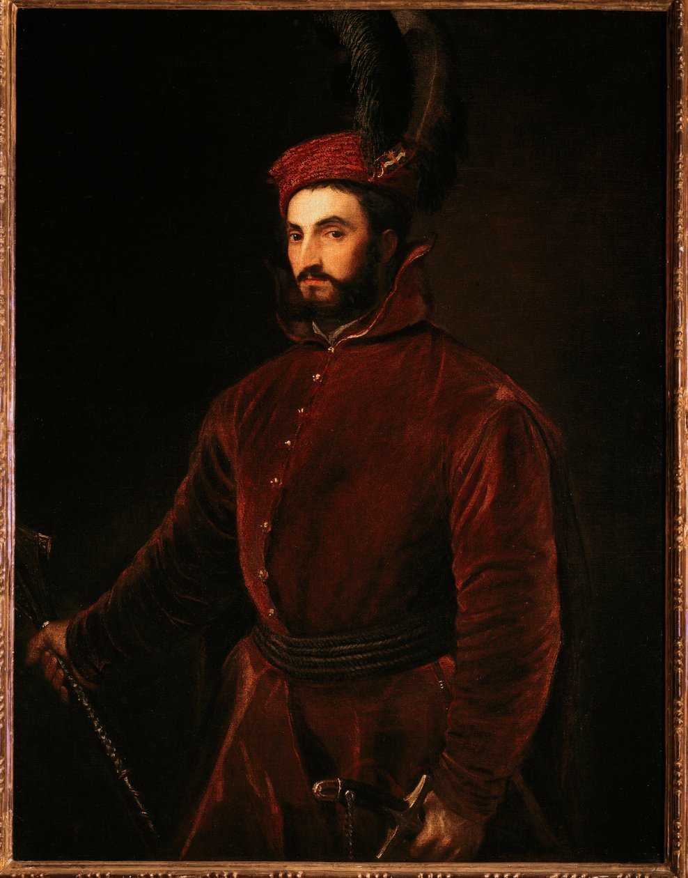 Portrett av Ippolito de Medici av Tiziano Vecelli