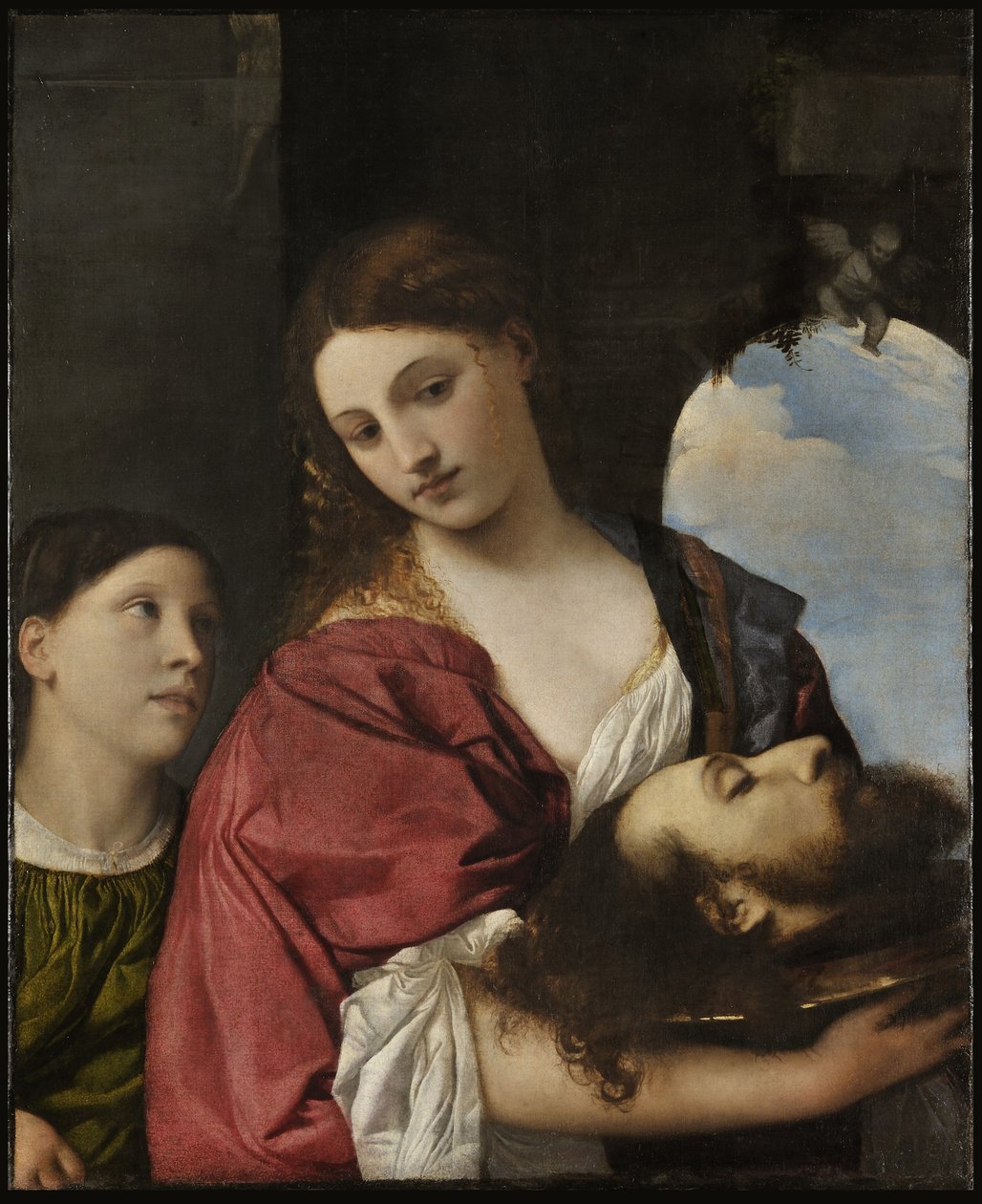 Salome med hodet til døperen Johannes av Tiziano Vecelli