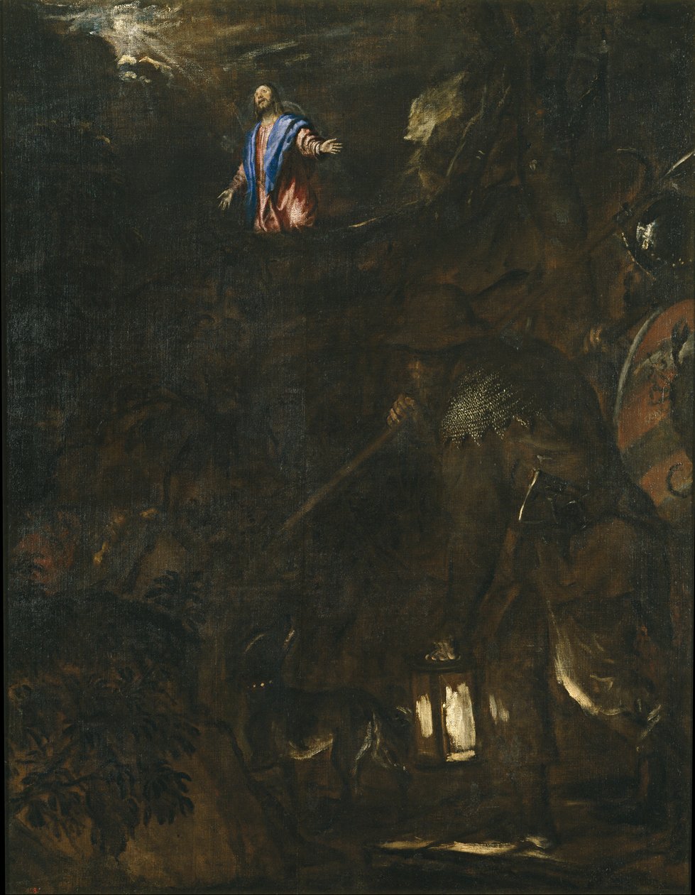 Kvalen i hagen, 1562 av Tiziano Vecelli