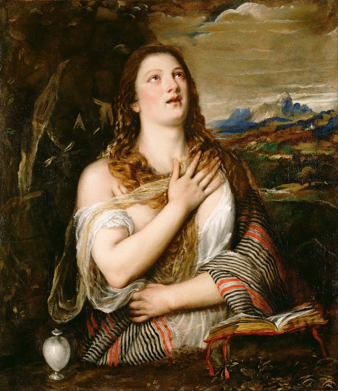 Den angrende Maria Magdalena, ca. 1560 av Tiziano Vecelli