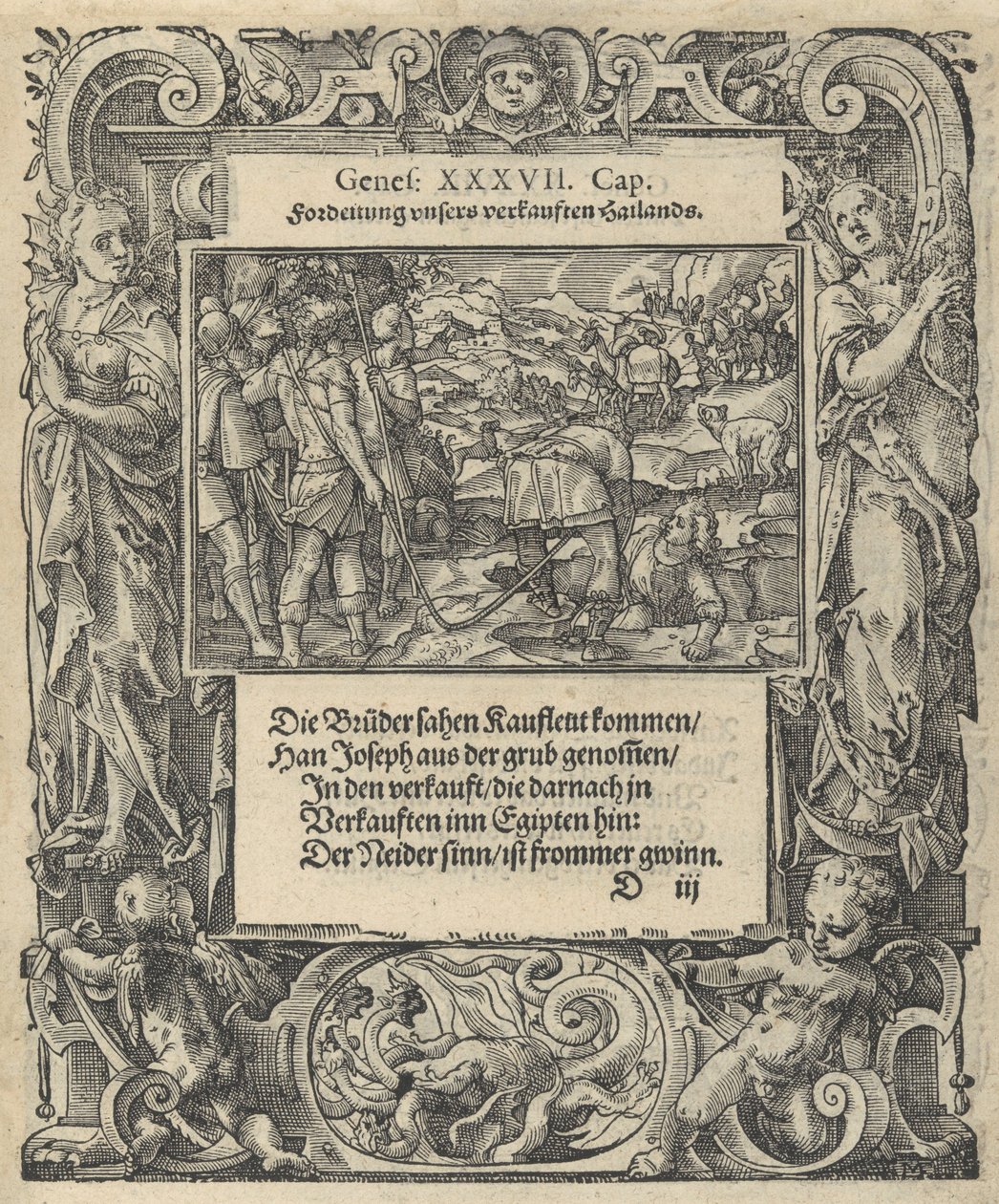 Nye kunstige figurer av bibelske historier, 1576., 1576. av Tobias Stimmer