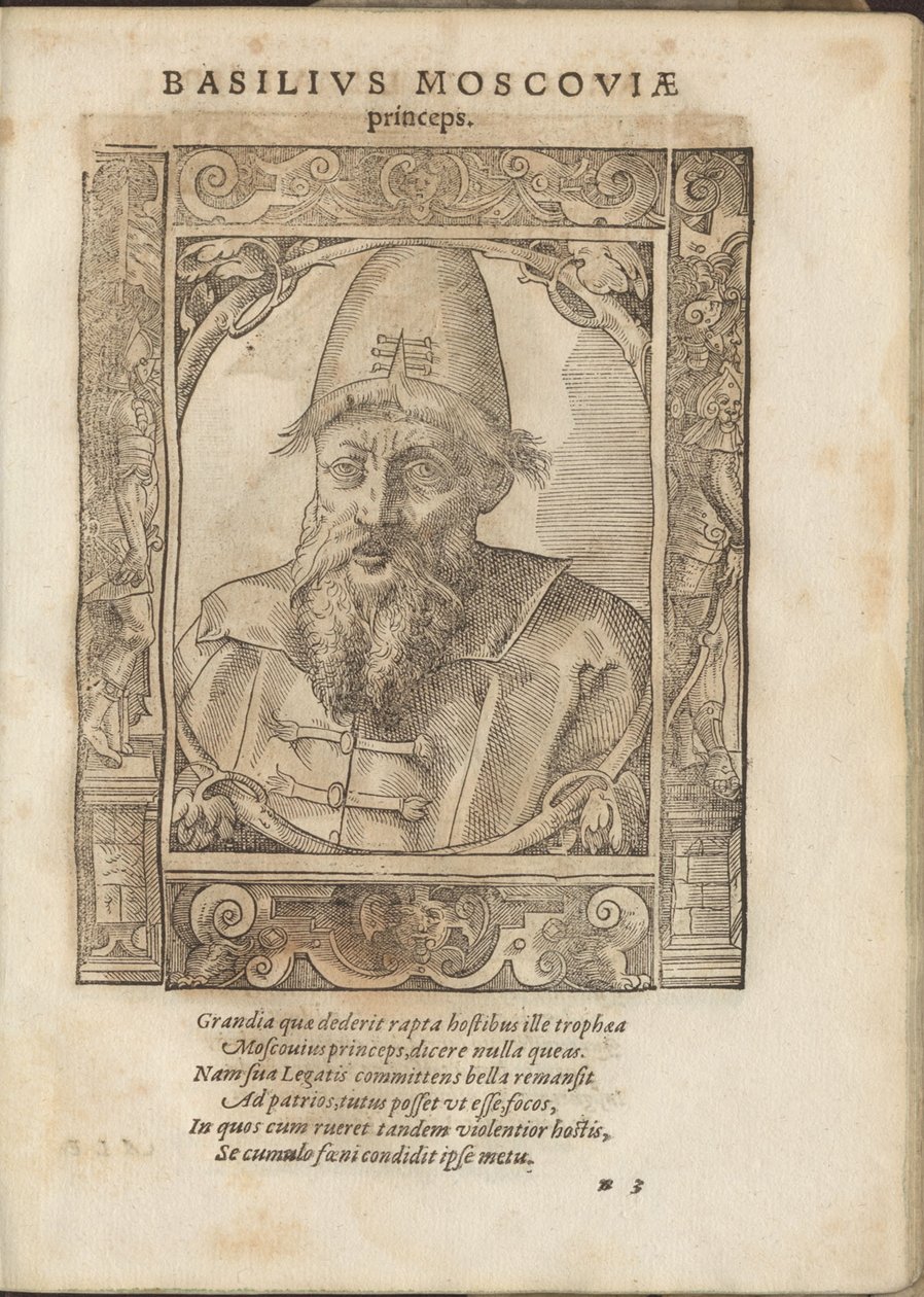 Portrett av tsaren Ivan IV den grusomme 1530-1584 av Tobias Stimmer
