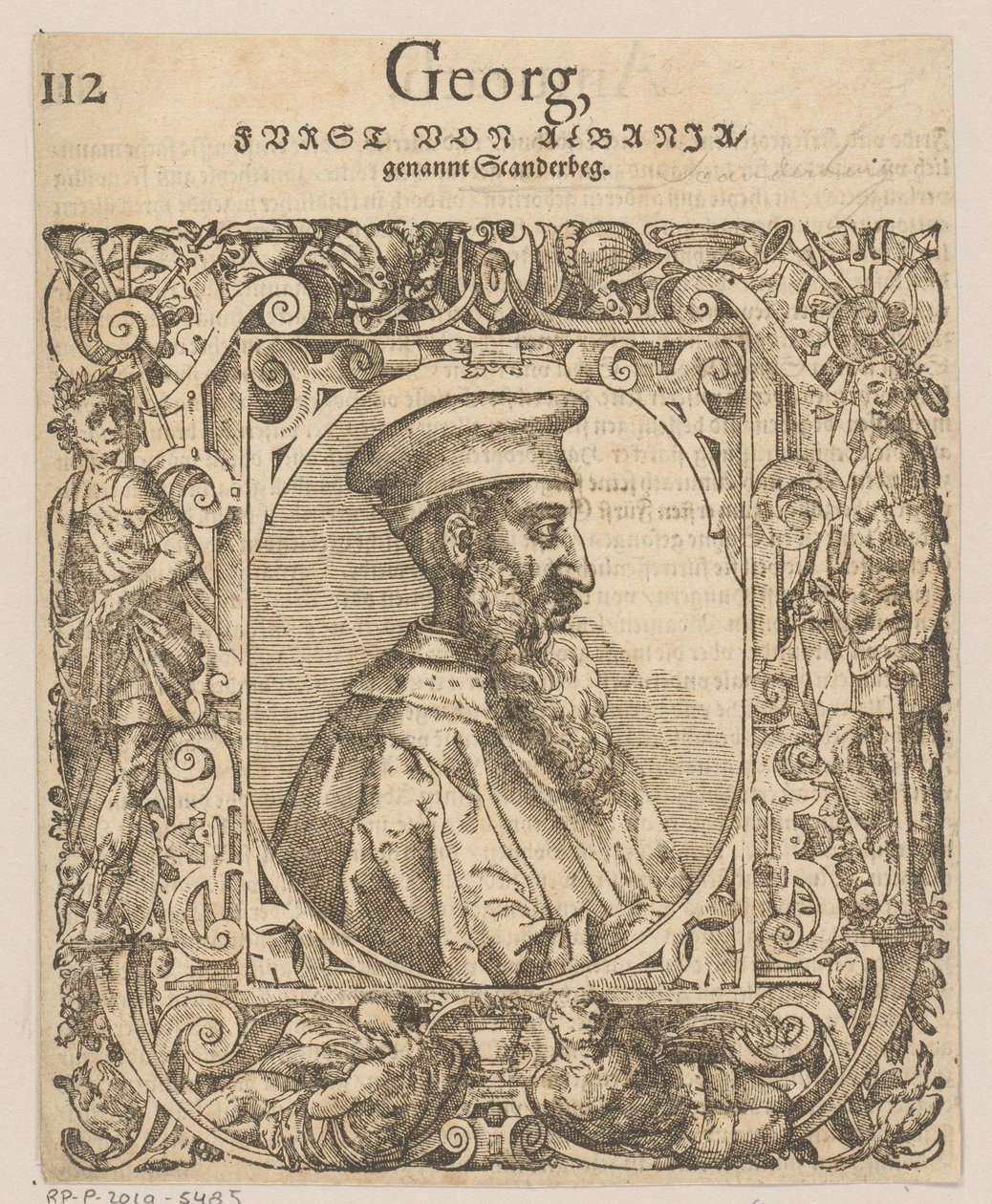 Portrett av Skanderbeg av Tobias Stimmer