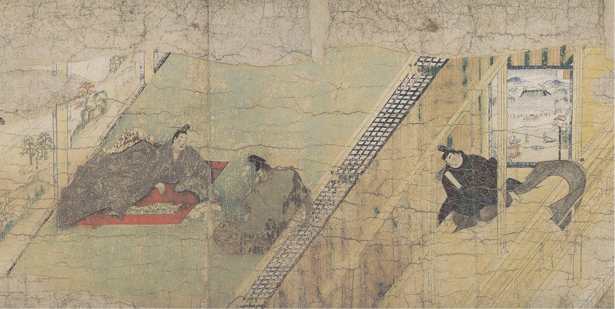 Ban Dainagon Ekotoba (Shigisan Engi Emaki) av Tokiwa Mitsunaga