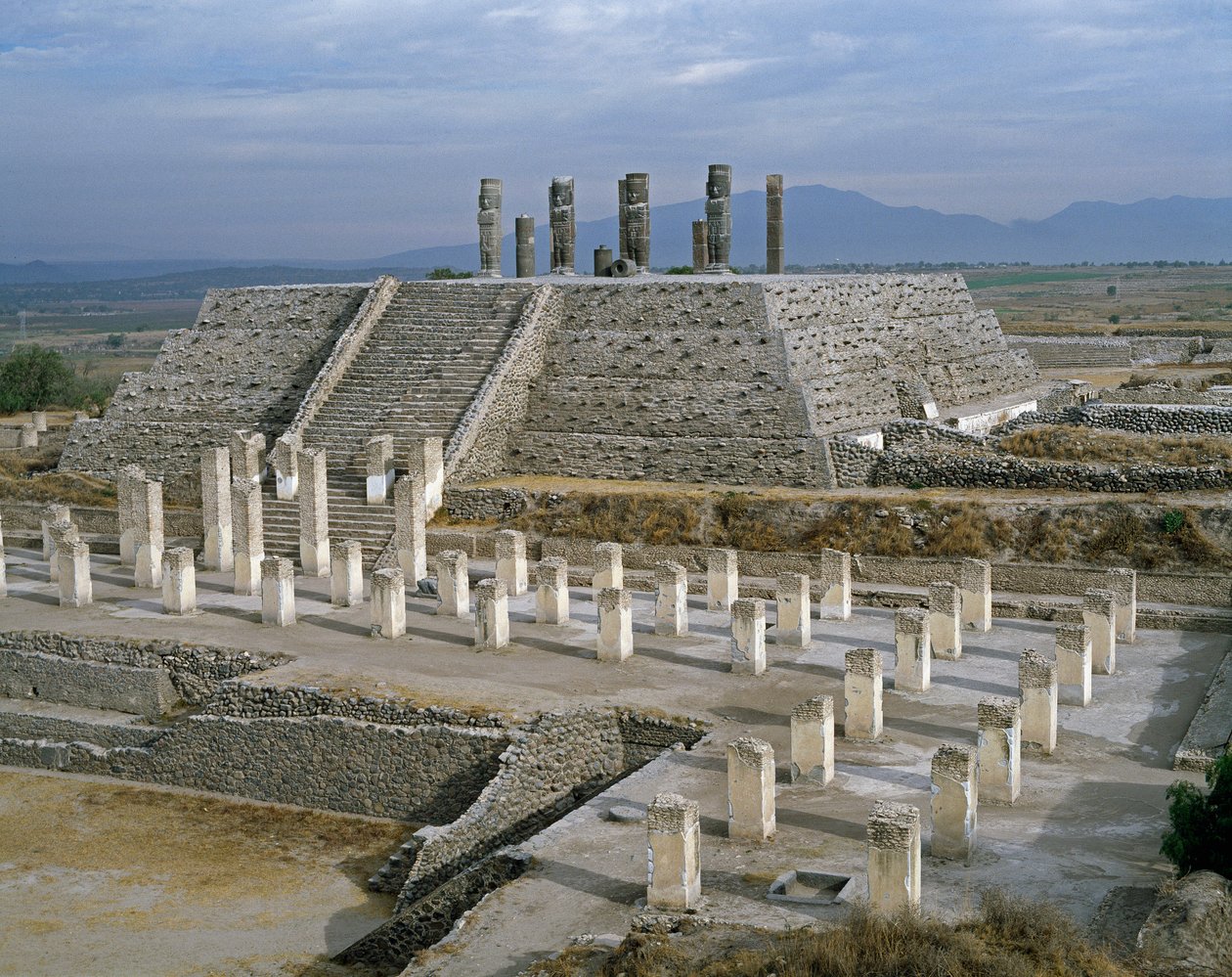 Quetzalcoatl-tempelet av Toltec Toltec