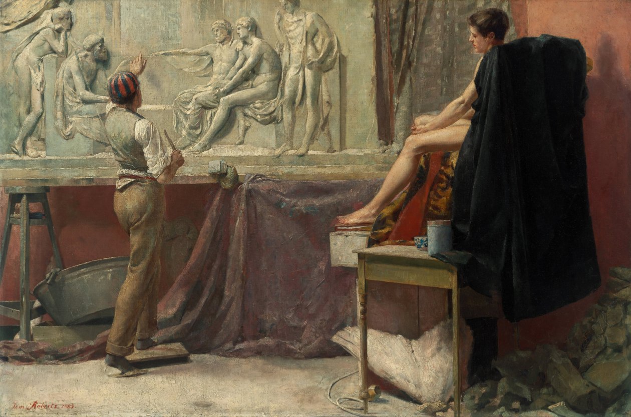 Skulptørstudioet av Tom Roberts