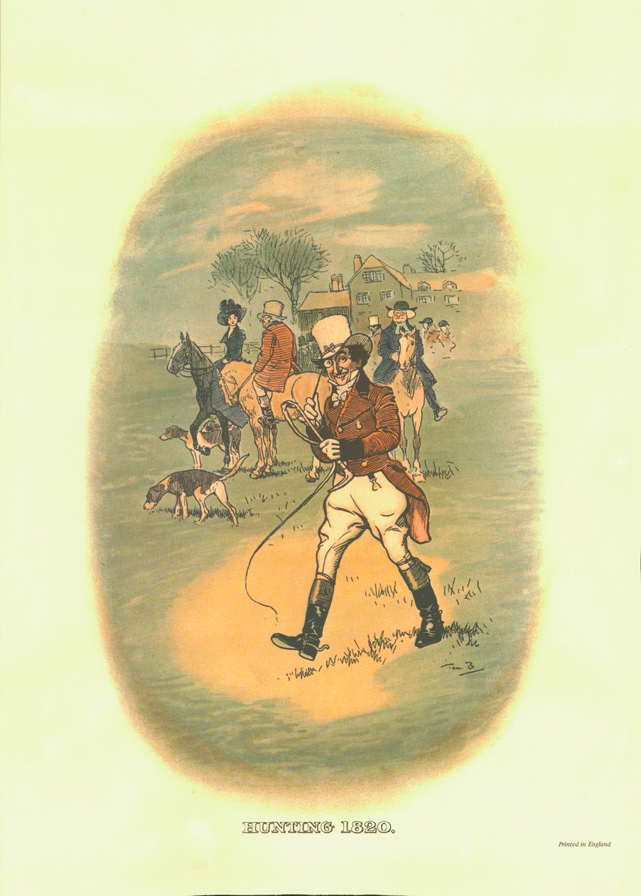 Jakt, 1820, c1910. av Tom Browne