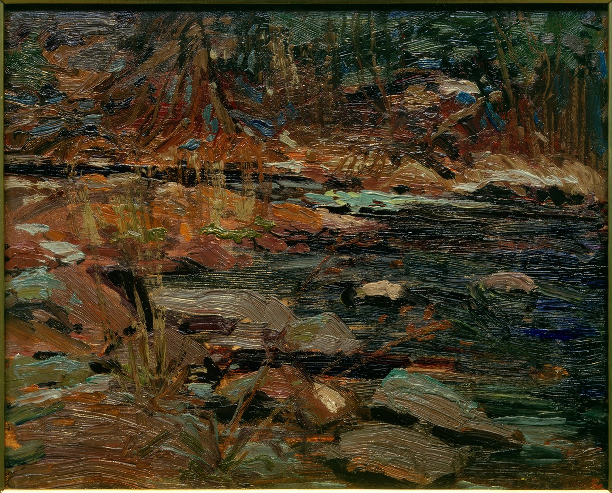 Potters Creek, Canoe Lake av Tom Thomson