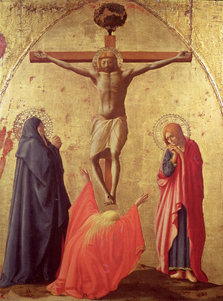 Crucifixion, 1426 (tempera på panel) av Tommaso Masaccio