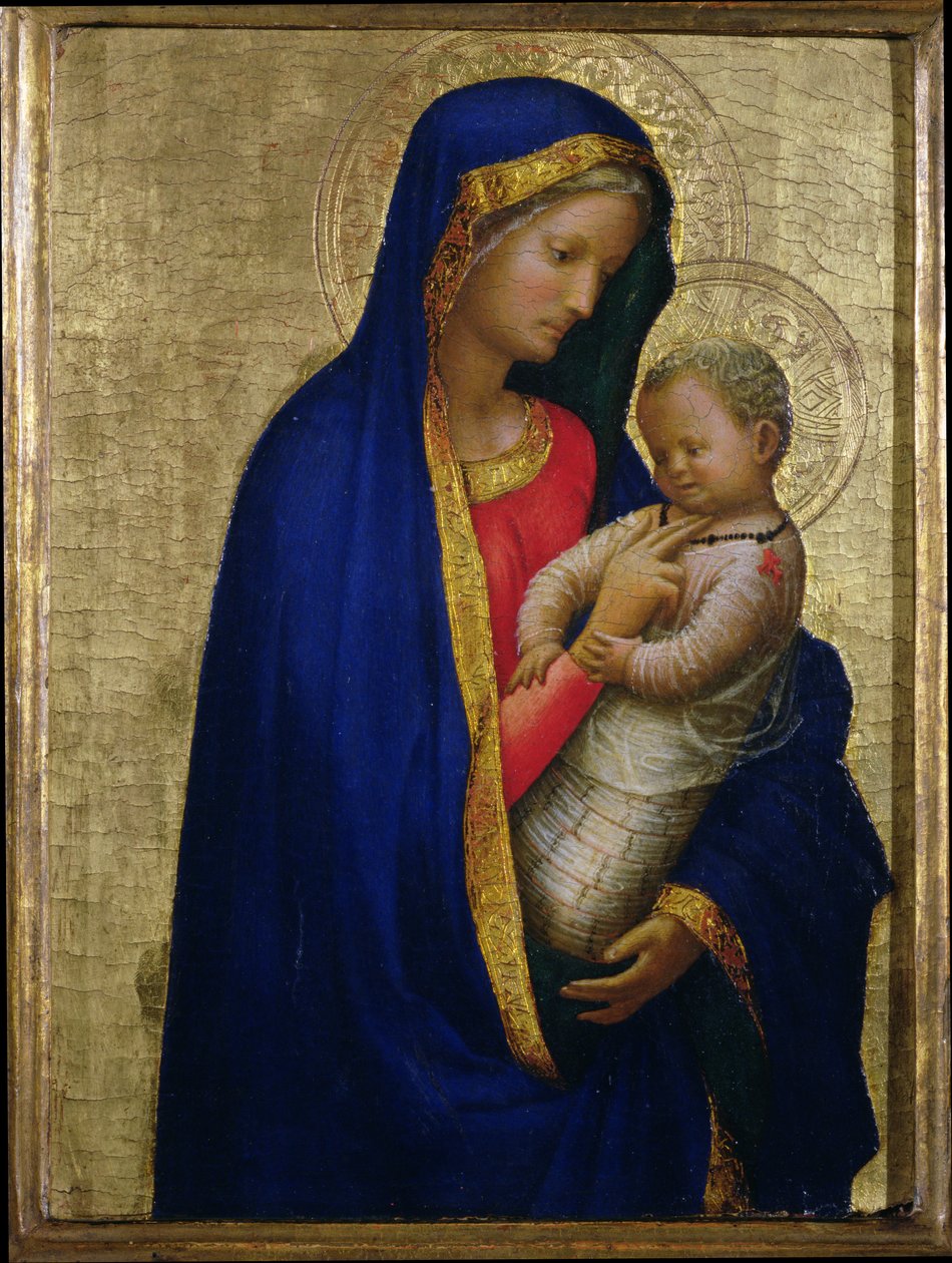 Madonna Casini (tempera og bladgull på panel) av Tommaso Masaccio