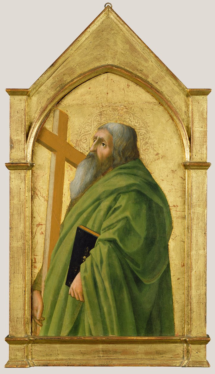 Saint Andrew, 1426 (Tempera og bladgull på panel) av Tommaso Masaccio