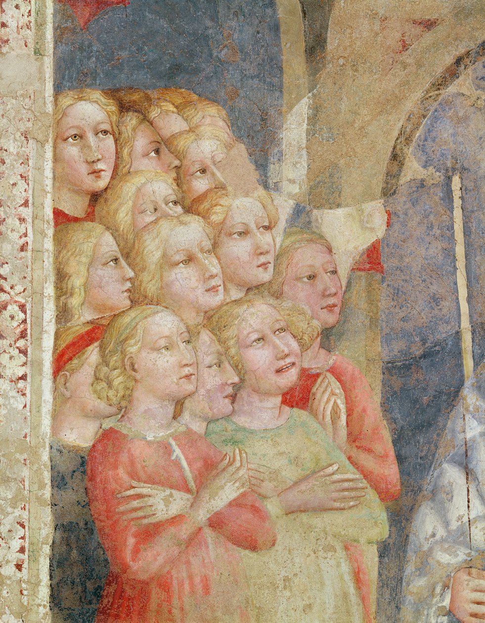 Fragmenter av hoder av Tommaso Masolino da Panicale