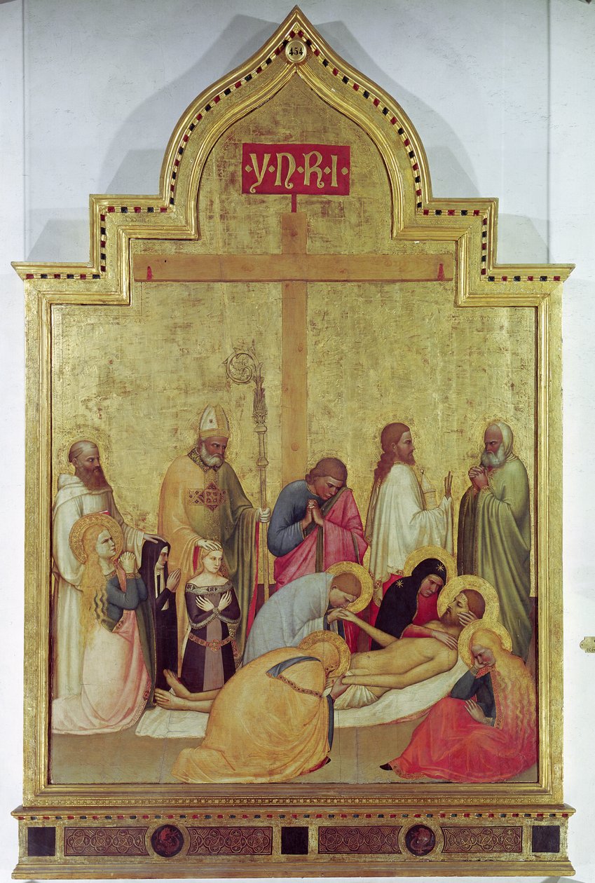Pieta, ca. 1365 (tempera på panel) av Tommaso di Stefano Giottino