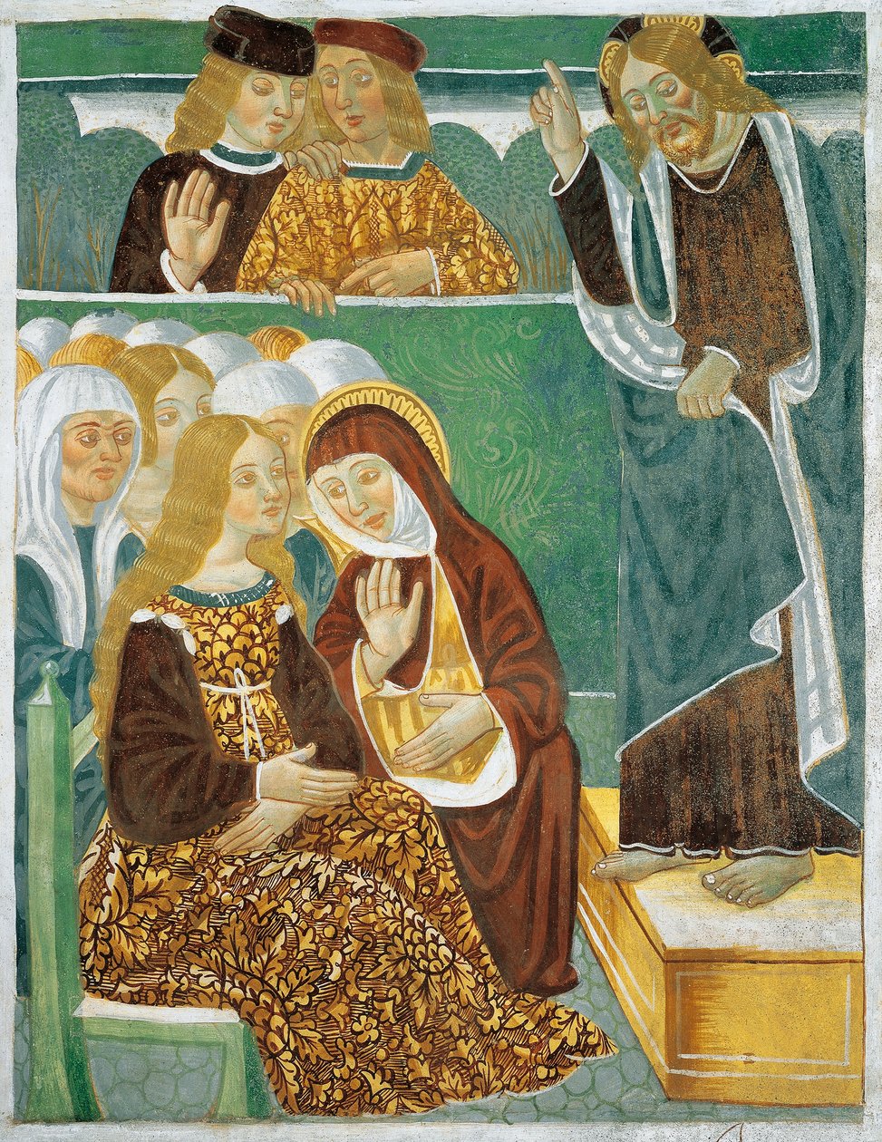 Jesus forkynte for kvinnene av Tommaso (active 1479 1509) (workshop) Cagnola