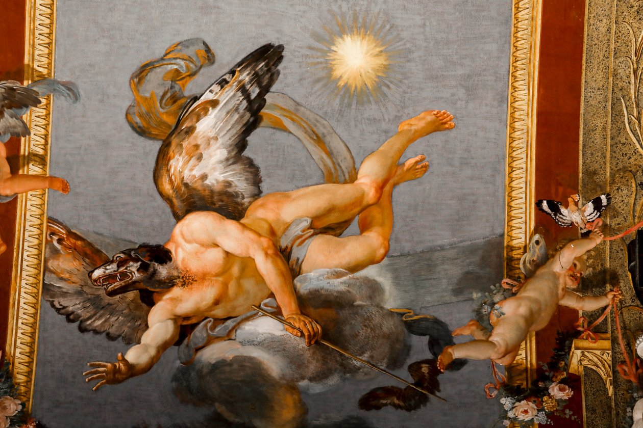 Uranus som Anubis med hundehode av Tommaso Conca