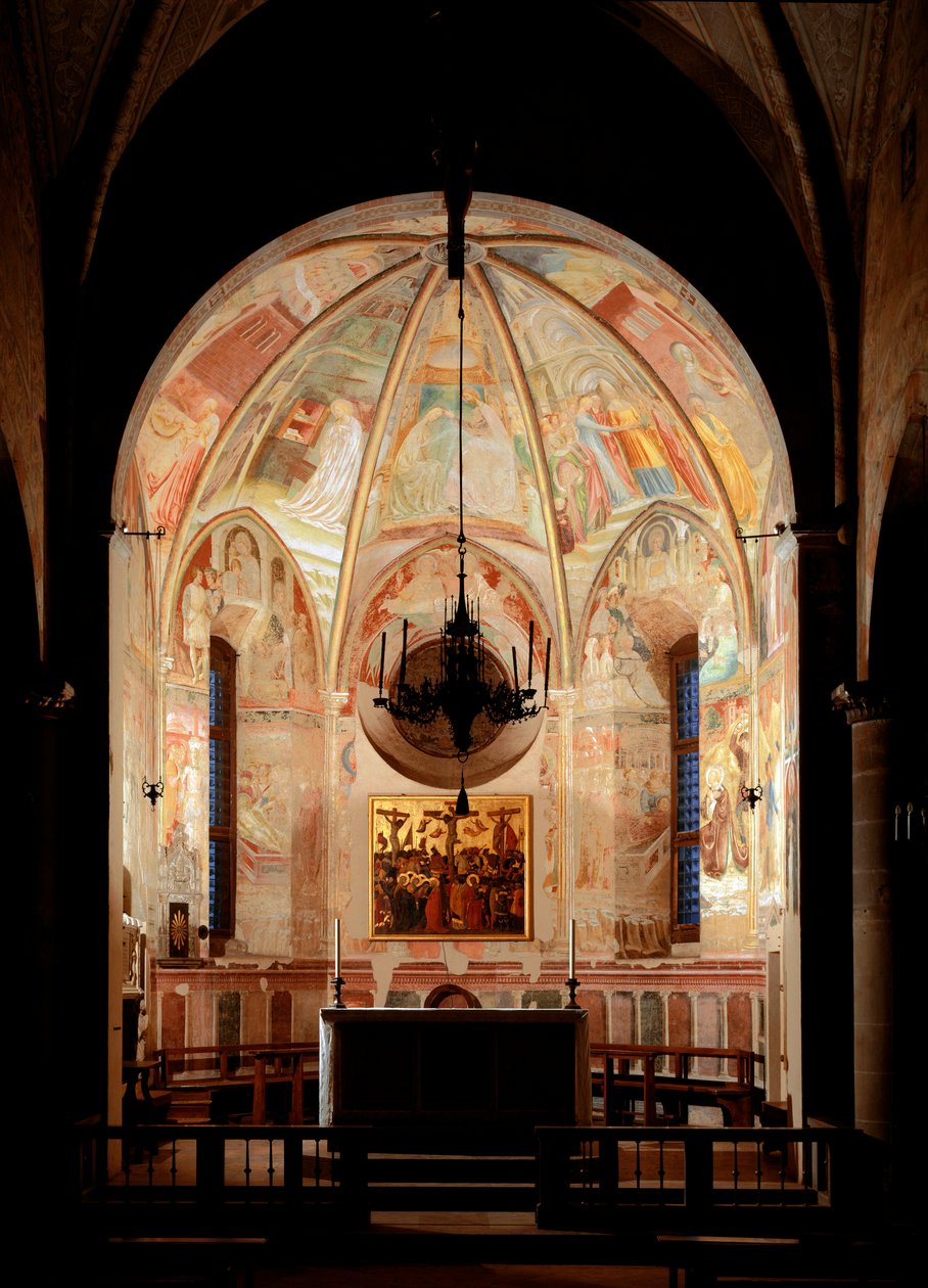 Jomfruens liv - Fresco av Tommaso Masolino da Panicale