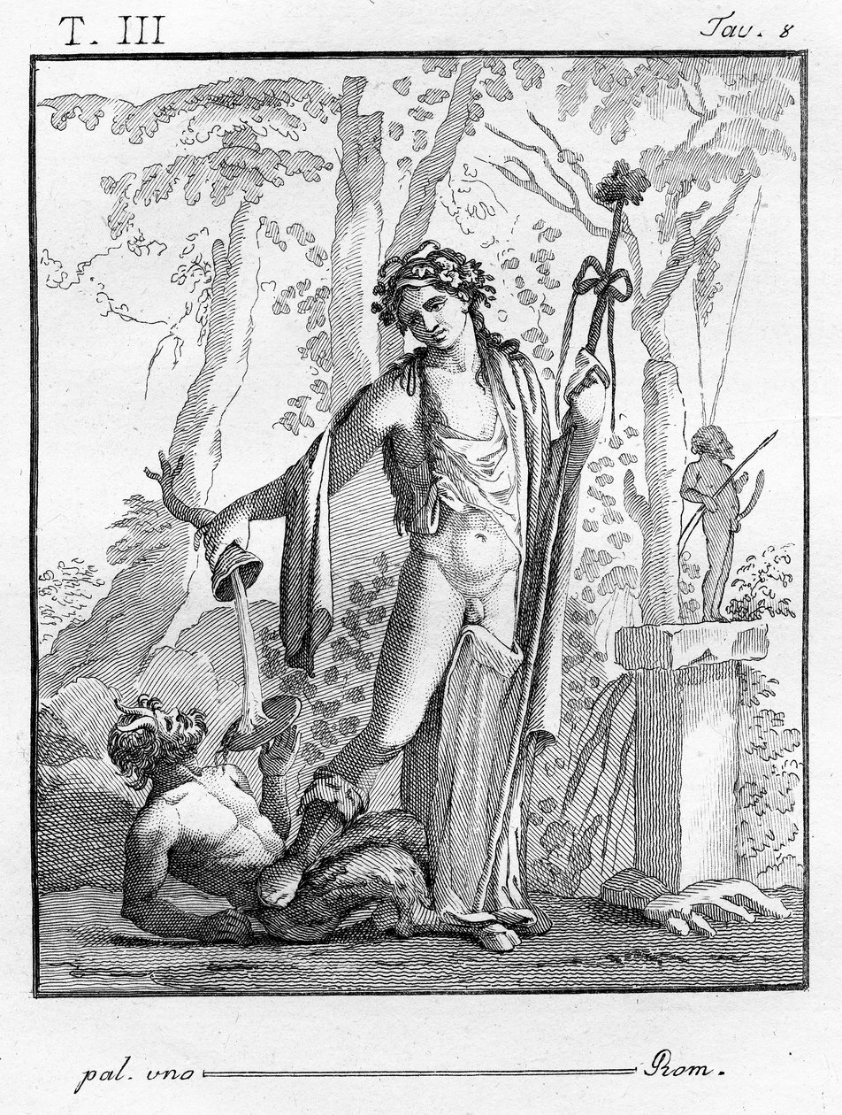 Bacchus med Thyrsus, 1804 av Tommaso Piroli