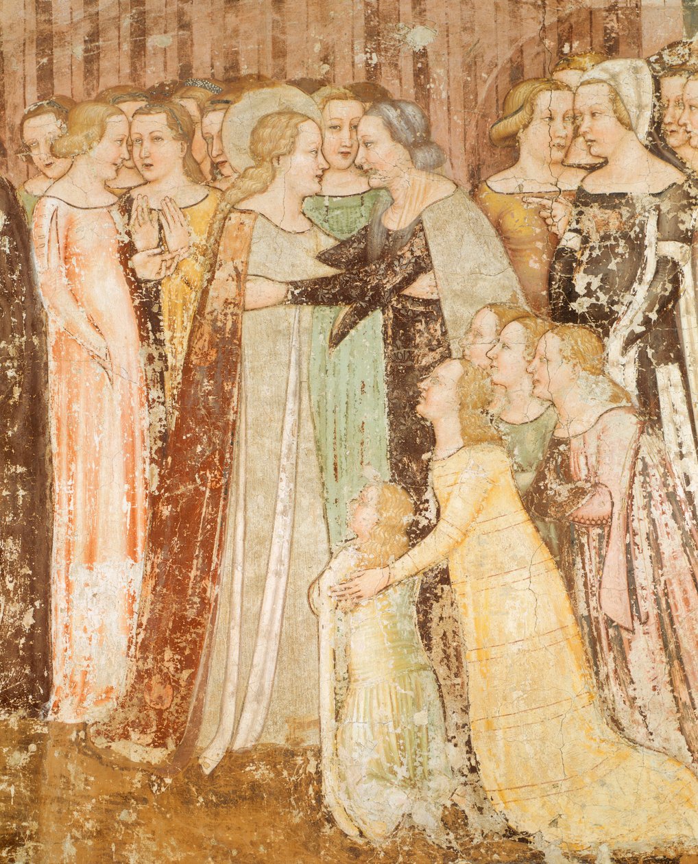 Farvel (detalj), detalj fra Stories of St Ursula av Tommaso da Modena