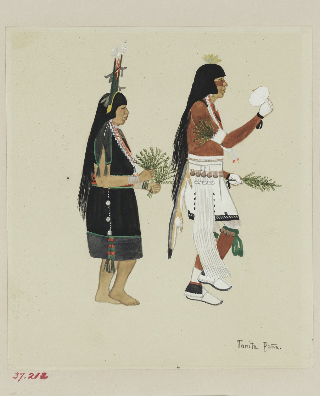 Maisdansere, ca 1920 av Tonita Peña
