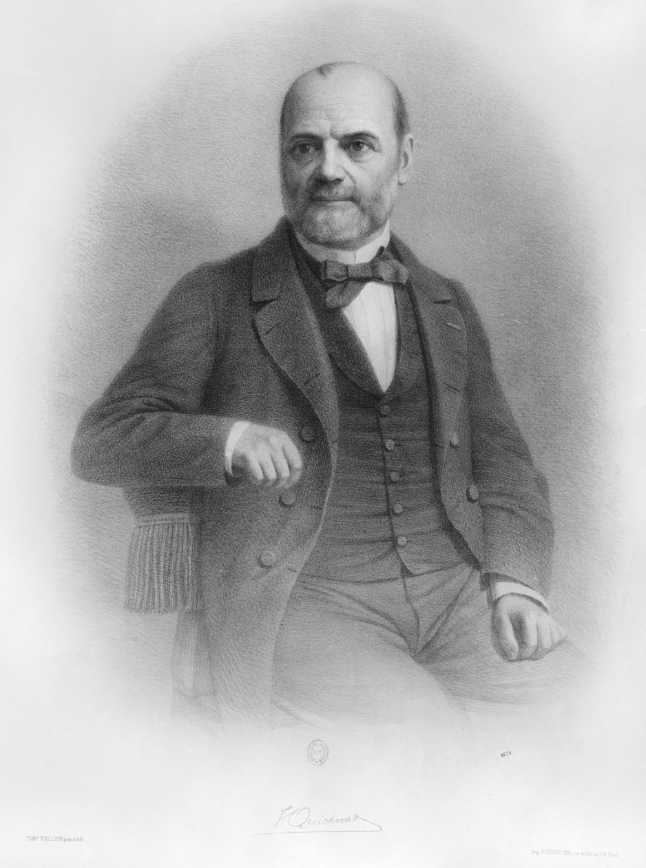 Jules Étienne Joseph Quicherat av Tony Toullion