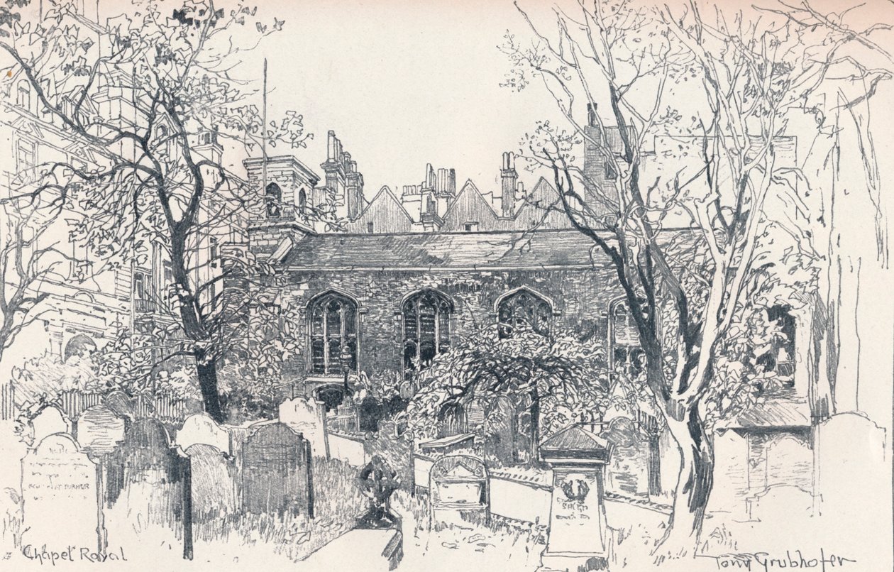 Royal Chapel, c1902 av Tony Grubhofer