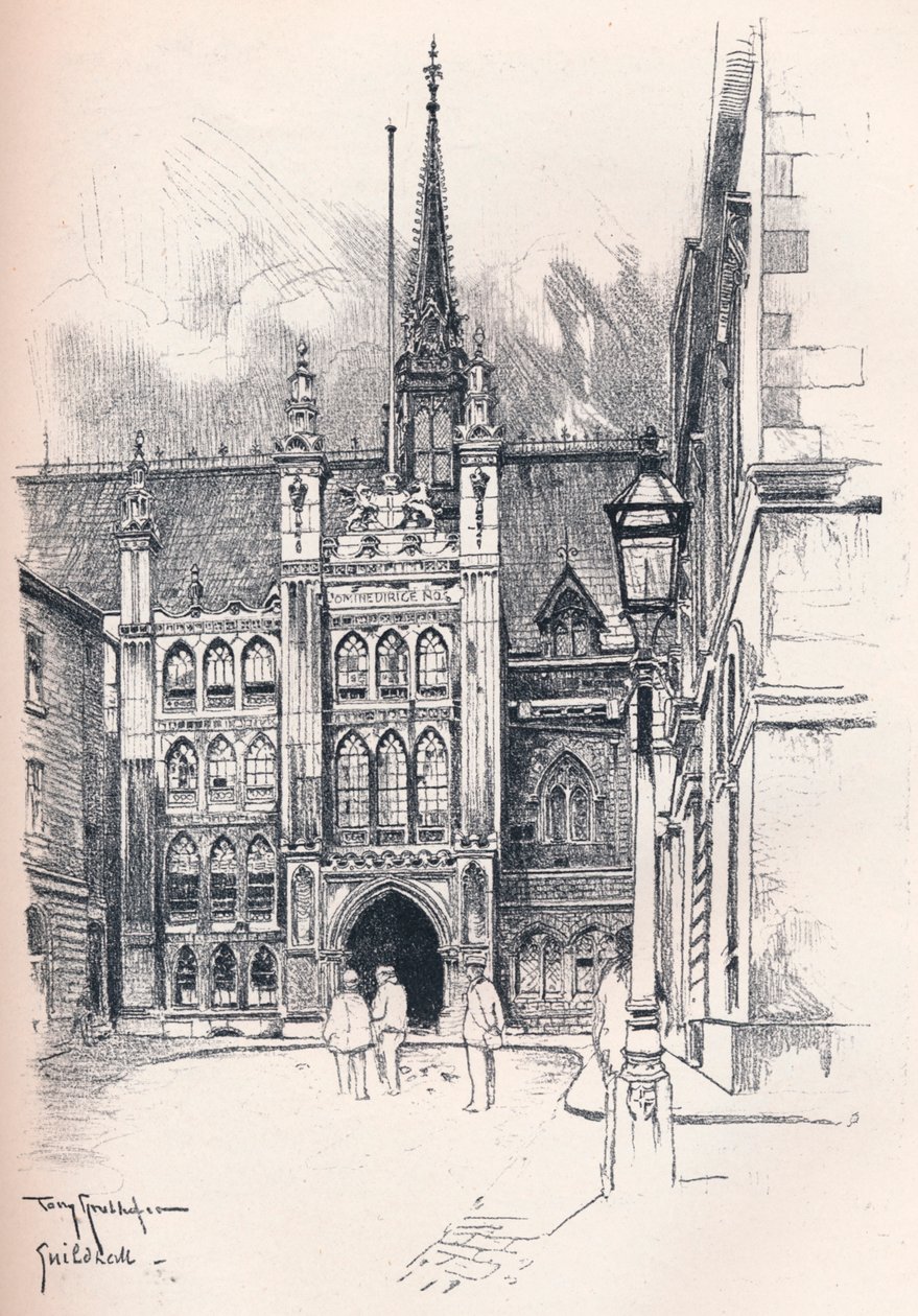 Guildhall, c1902 av Tony Grubhofer