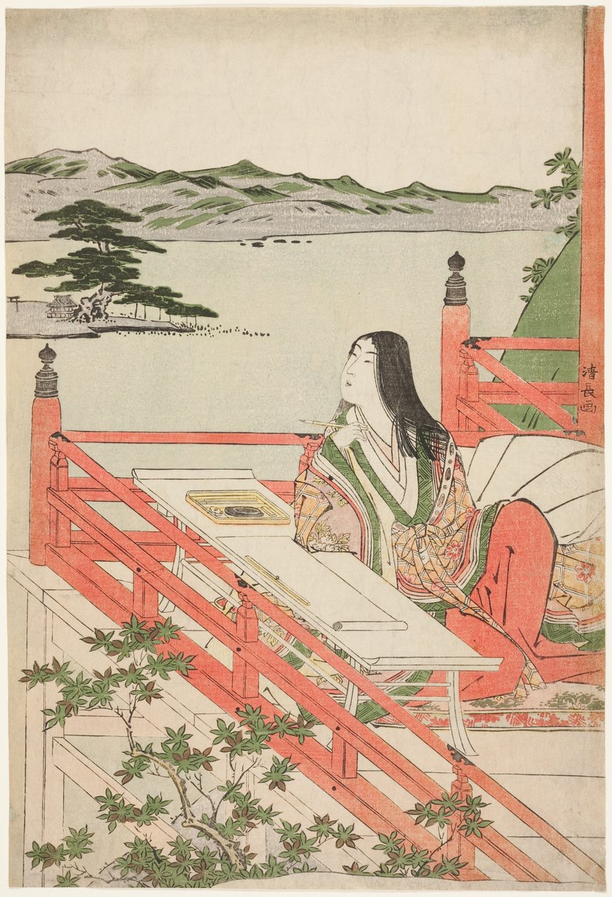 lilla shikibu av Torii Kiyonaga