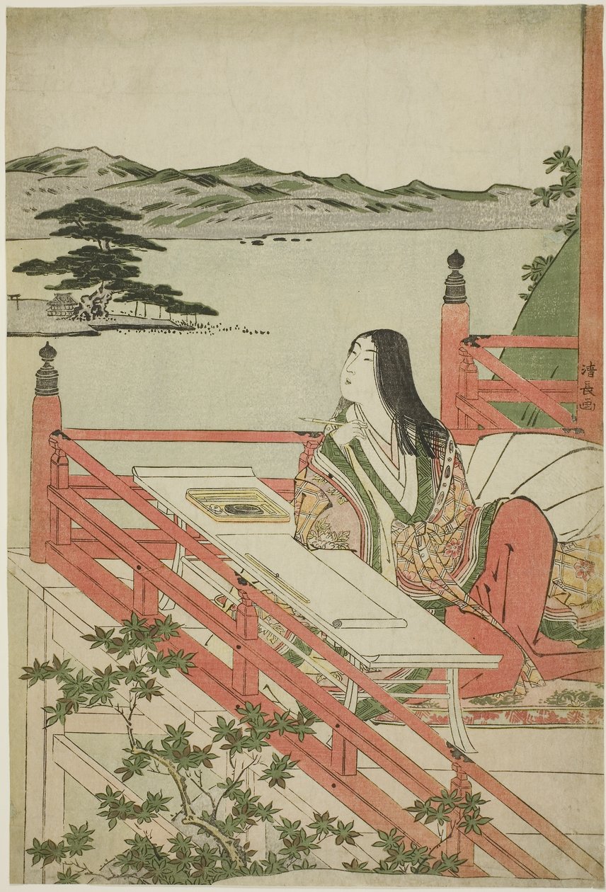 Murasaki Shikibu, 1779-1789 av Torii Kiyonaga