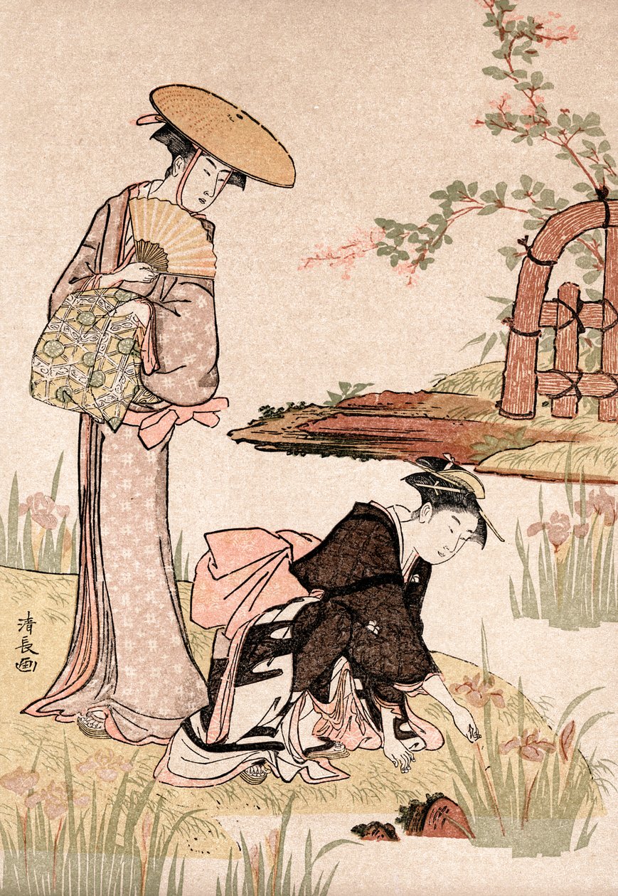 Irishagen, c1775-1815. av Torii Kiyonaga