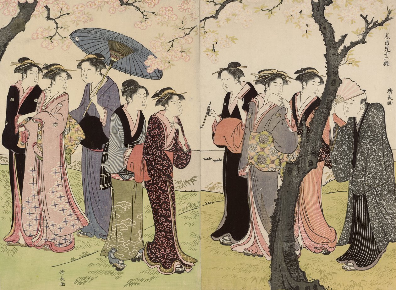 Den tredje måneden av Torii Kiyonaga