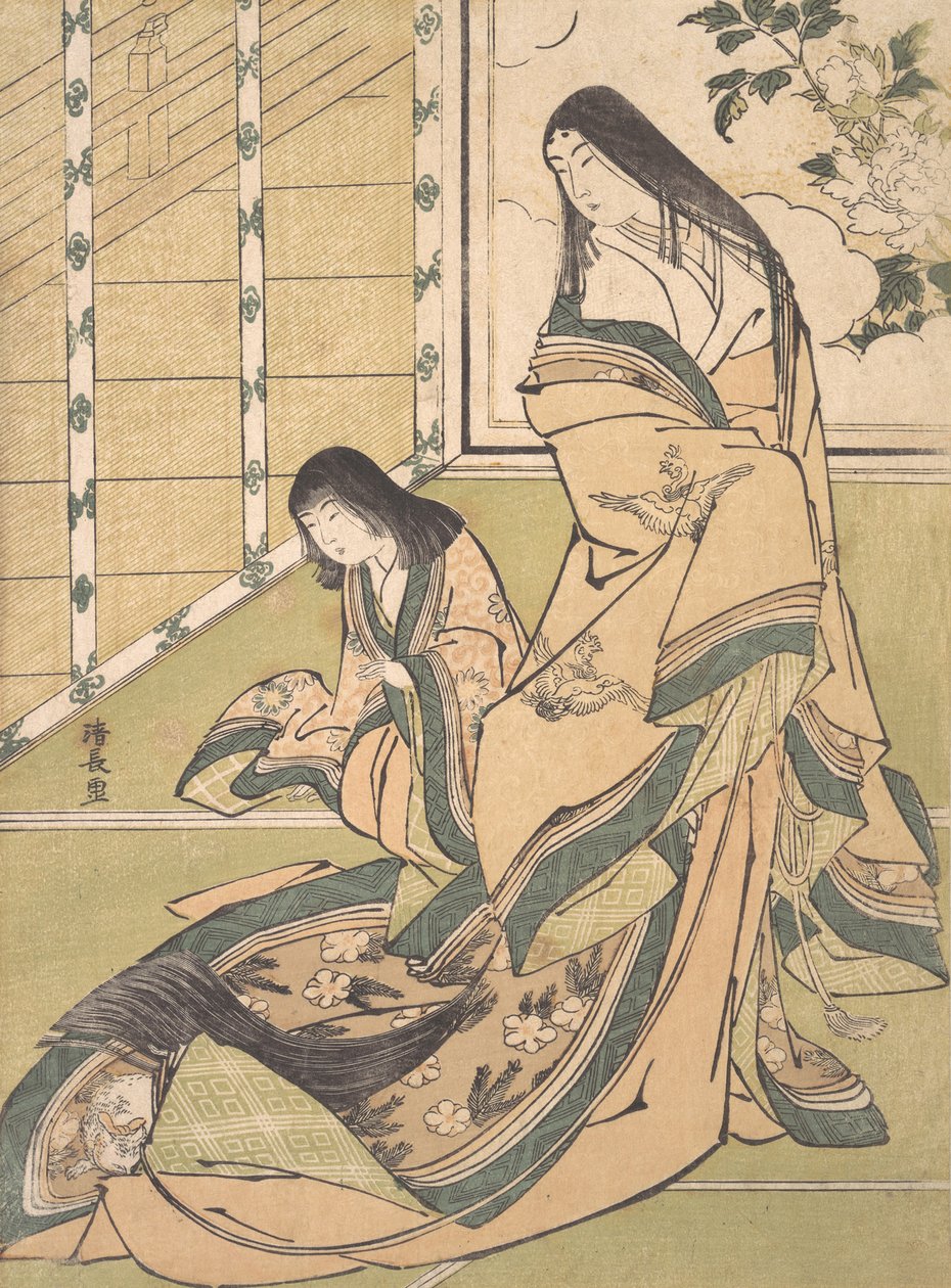 Den tredje prinsessen Onna San no Miya, ca. 1781-89. av Torii Kiyonaga