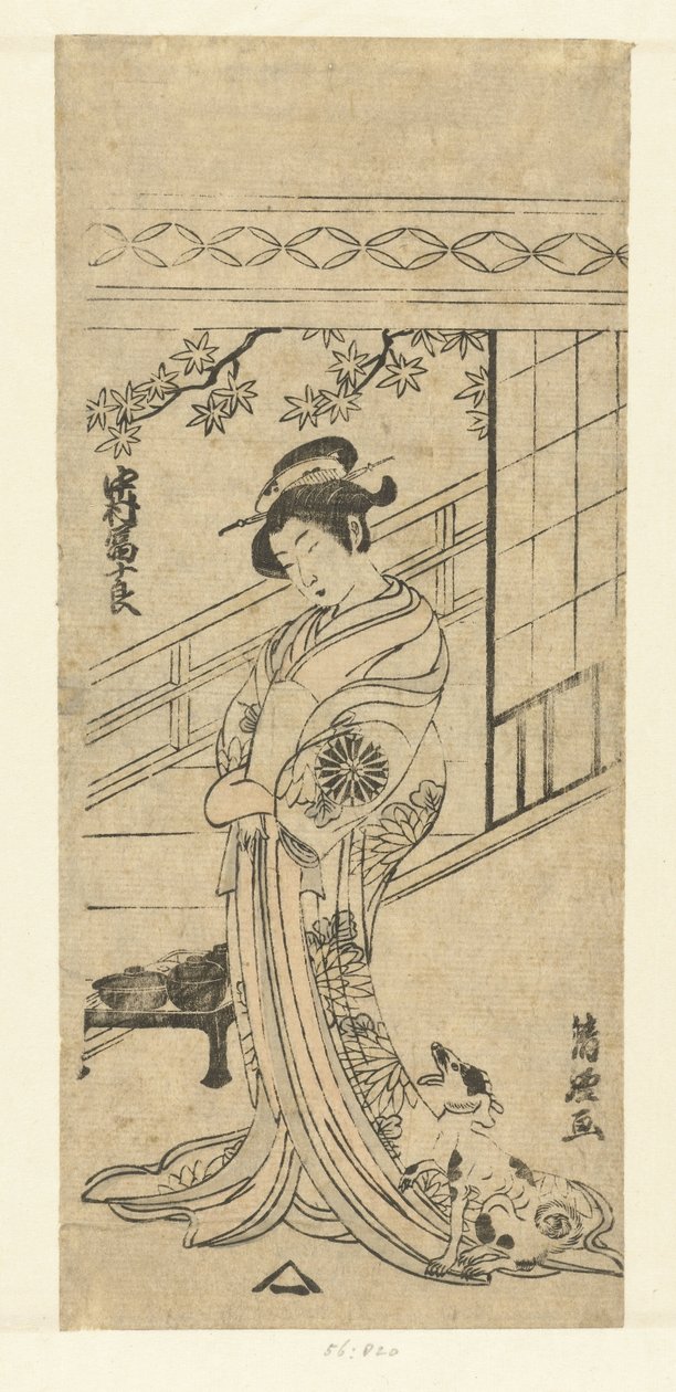 Nakamura Tomiguro i vrouwenrol av Torii Kiyotsune