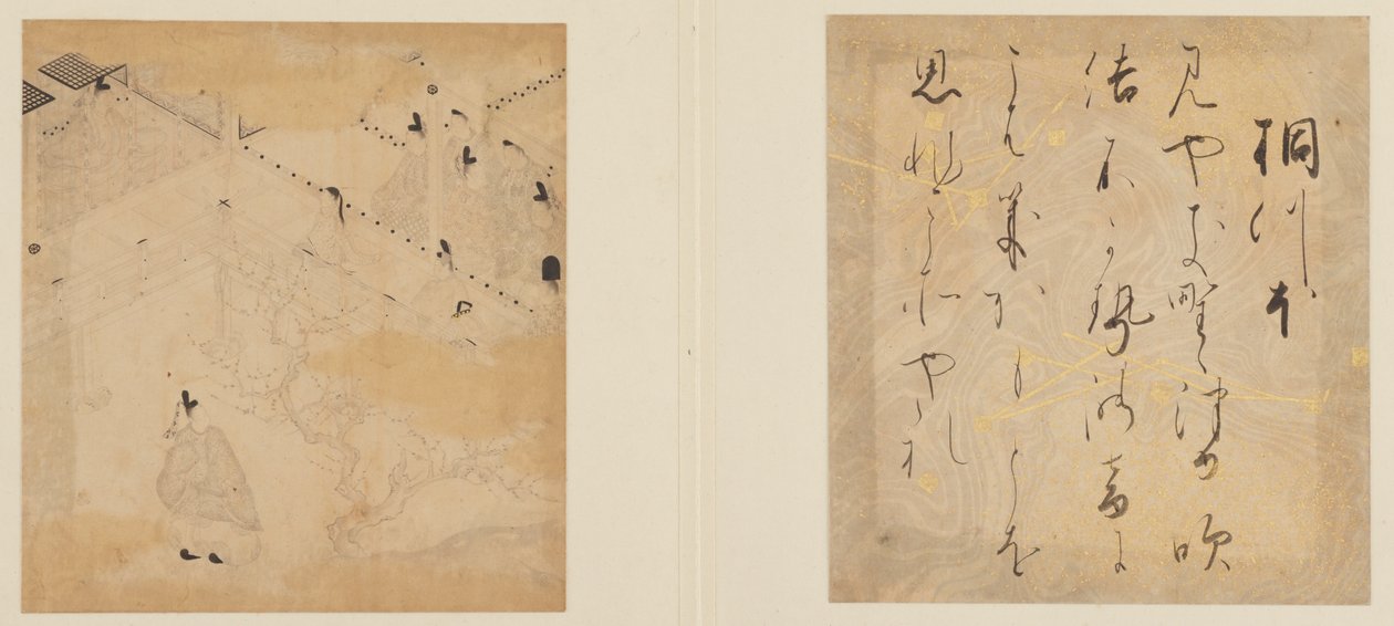 The Tale of Genji, Edo-perioden, tidlig på 1600-tallet. av Tosa Mitsunori