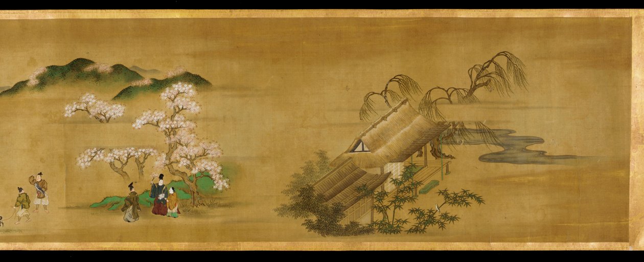 Landskap av de fire årstidene, Edo-perioden, 1600-tallet. av Tosa Mitsuoki