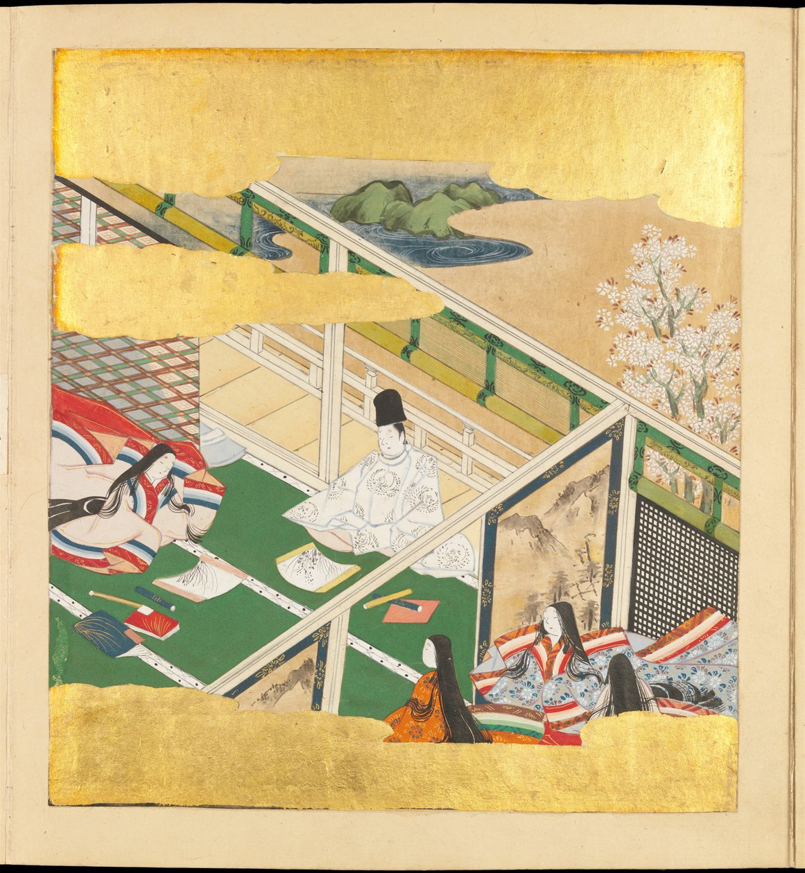 Genjis fortelling (Genji Monogatari) av Tosa Mitsusada (formerly attributed to)
